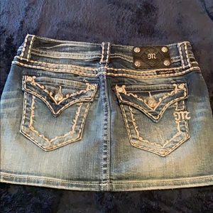 Miss Me jean skirt